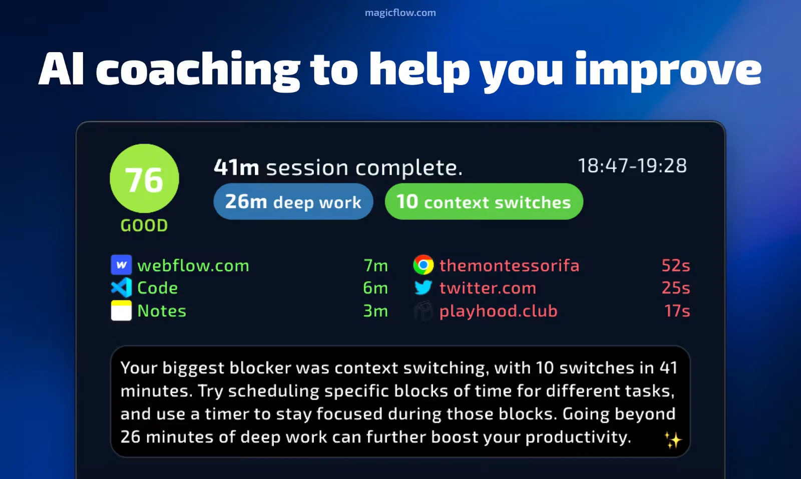Magicflow screenshot 2