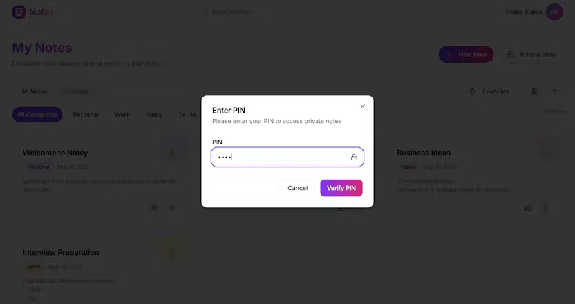 Notey screenshot 4