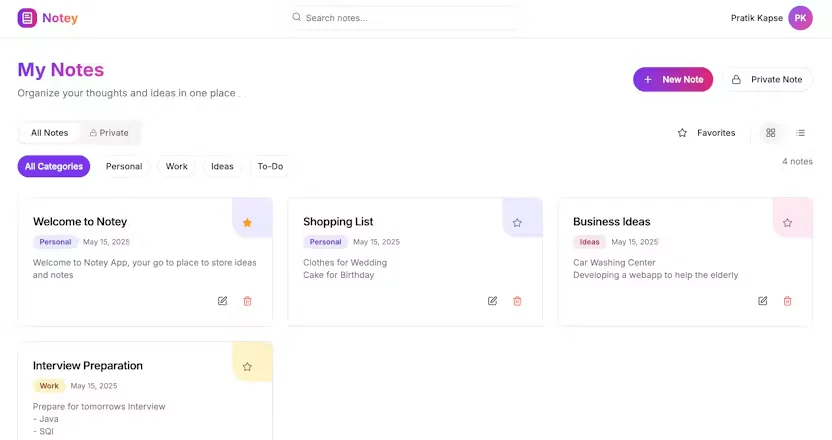 Notey screenshot 3