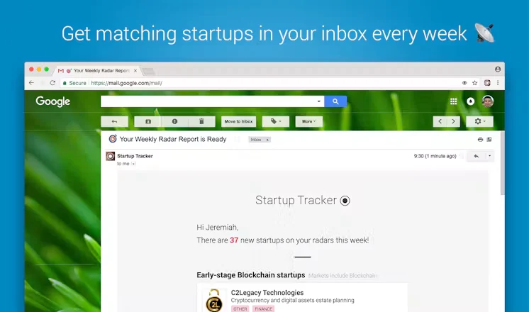 Startup Tracker screenshot 2